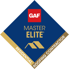 GAF Master Elite contractor badge