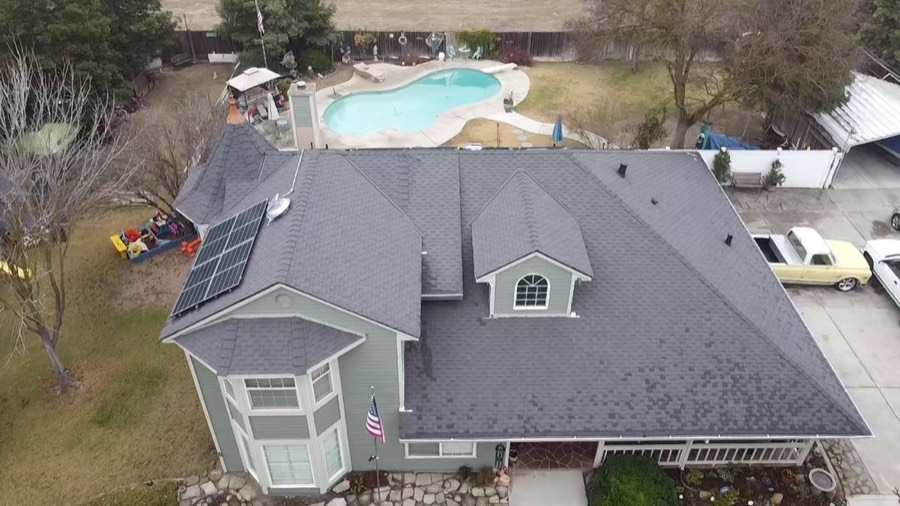 Roof repair and tear-off in progress by NuShake Roofing